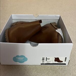 Sonoma Cognac Brown Ankle Booties